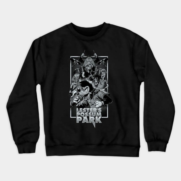 Lester's Possum Park Crewneck Sweatshirt by Studio Mootant